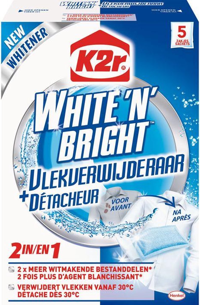 K2r Sublime White - Kleurbeschermer doekjes- 10 stuks