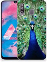 Geschikt voor Samsung Galaxy M30 TPU Siliconen Hoesje Pauw