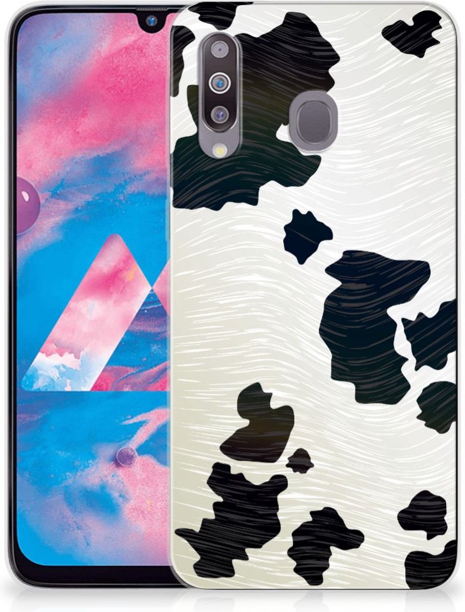 Samsung Galaxy M30 TPU Hoesje Koeienvlekken