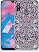 TPU Siliconen Hoesje Samsung Galaxy M30 Bloemen