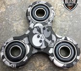 Fidget Spinner Speel Spinner zwart/wit Skull