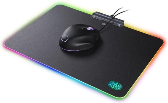 Cooler Master RGB Hard Gaming Mousepad - Gaming muismat - Zwart | bol.com