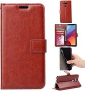 Cyclone Cover wallet case hoesje Huawei P10 bruin