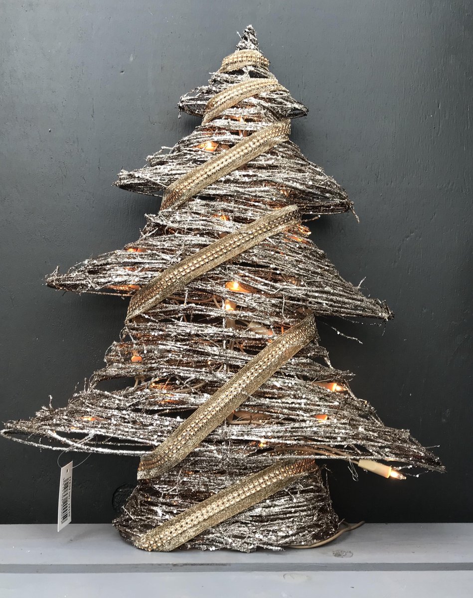 Decoratie kerstboom groot met licht!