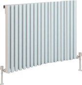 Design radiator horizontaal staal mat wit 60x78cm 944 watt - Eastbrook Rowsham