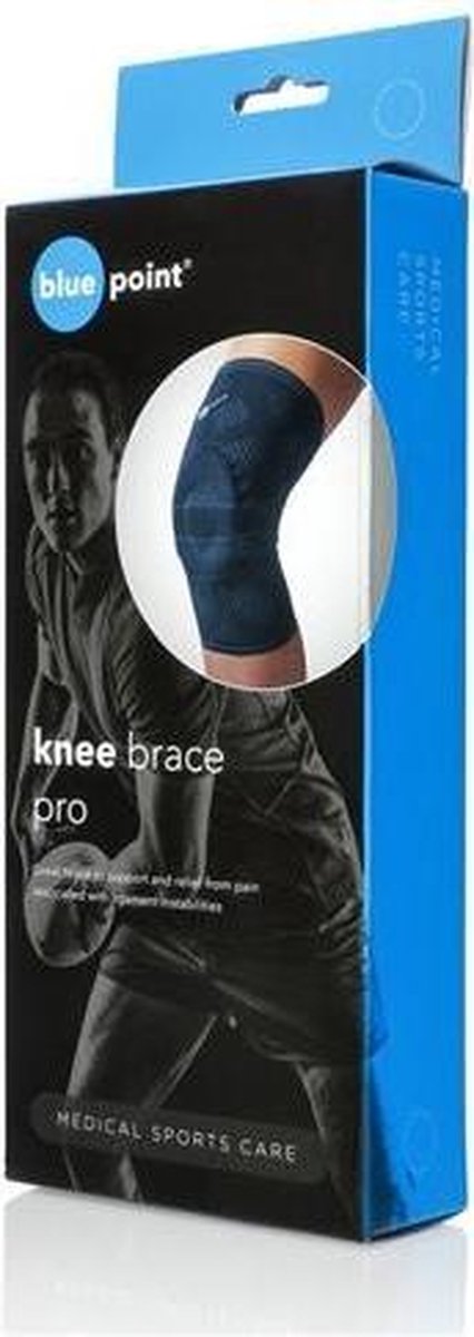 Bluepoint Kniebrace Pro Zwart Maat S
