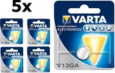 5 Stuks - Varta Professional Electronics V13GA 4276 knoopcel batterij