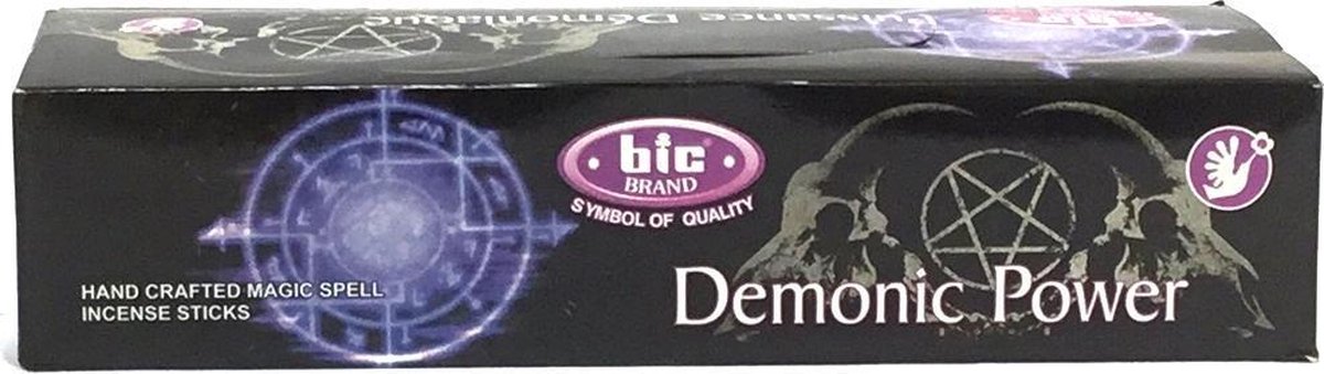 Demonic Power Wierook - 6x Hexaverpakking - Magic Spell assortiment - Incense Sticks - Indiase wierookstokjes