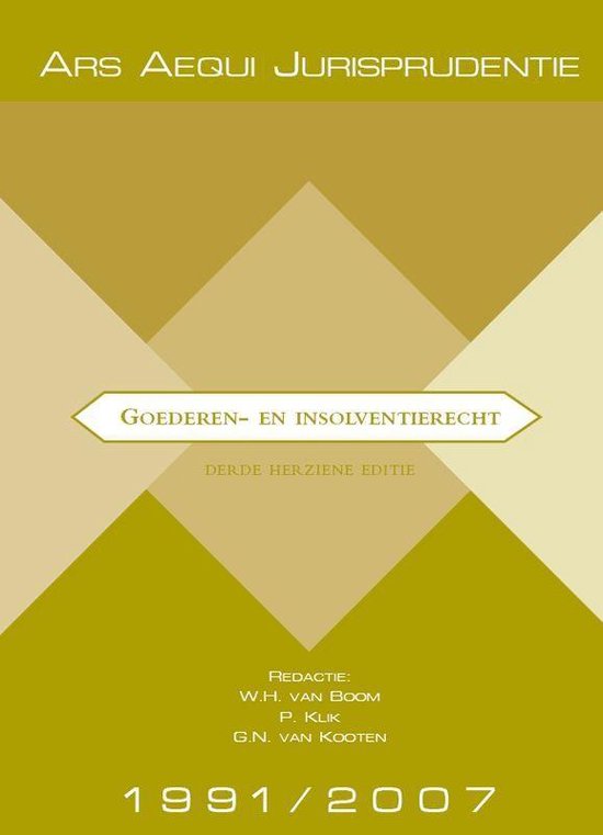Cover van het boek 'Goederen- & insolventierecht / druk 1'