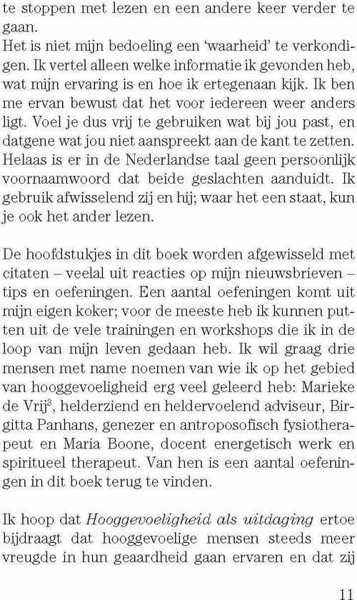 Tekst over hooggevoeligheid, de inhoud van het boek en de auteurs.