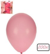 Ballons Hélium 200x Baby Rose - Ballon Hélium Air Festival Fête D'anniversaire Naissance Baby Shower Rose