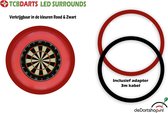 TCB Darts - Dartbord verlichting - voor om dartbord surround - Zwart