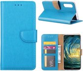 P20 Portefeuille Huawei P20 Book case Turquise