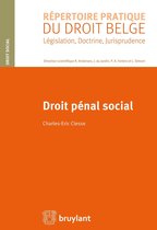 Répertoire pratique du droit belge - Droit pénal social