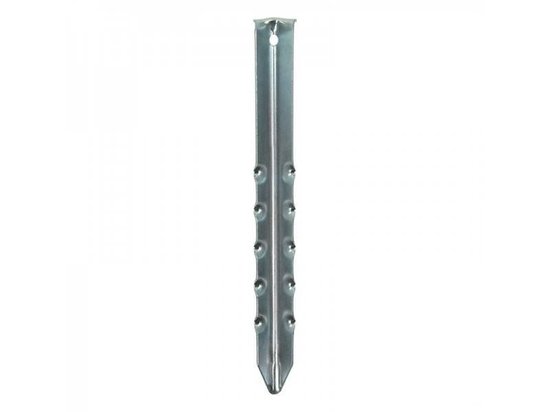 ProPlus Geribbelde stalen tentharing - 30 cm - ideaal voor zachte bodems van ProPlus — afbeelding 3