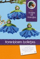 DIY wolvilt pakket: Korenbloem bolletjes