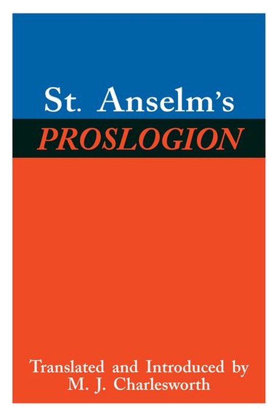 St. Anselm’s Proslogion (ebook), Saint Anselm 9780268077037 Boeken