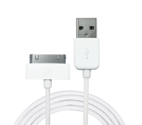 Azuri USB kabel - wit - voor Apple iPhone - Azuri
