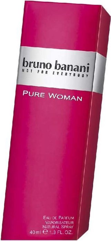 Bruno Banani Pure Parfum - 40 ml - Eau de toilette - Voor vrouwen - Bruno Banani