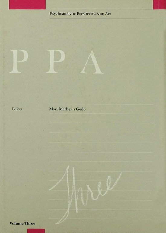 Psychoanalytic Perspectives on Art, V. 3 - cover