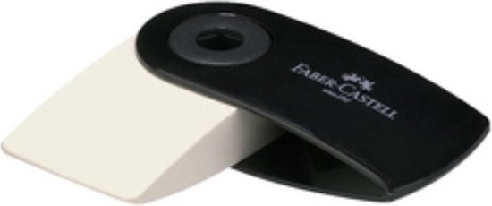 Faber-Castell gum - Sleeve mini - zwart - FC-182410