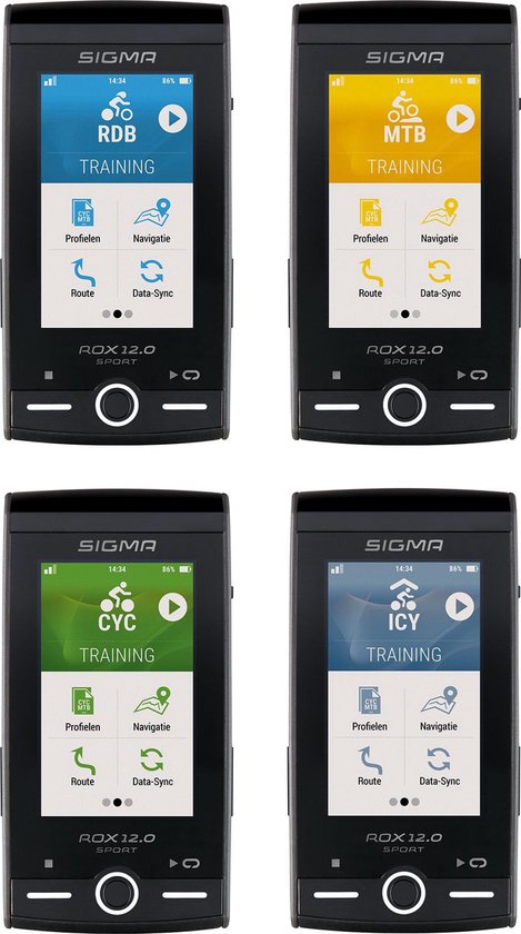 Sigma ROX 12.0 Sport Computer GPS Gray set 01022