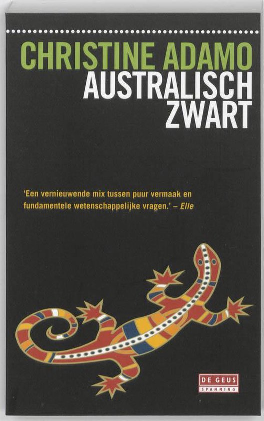 Cover van het boek 'Australisch zwart' van C. Adamo