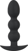 Black Velvets – Zware Anaal Kralen met Plug Stop voor een Goede Kringspier Training Vip Ingang – 145 gram – Zwart