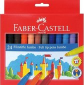 viltstiften Faber Castell Jumbo 24 stuks karton etui FC-554324
