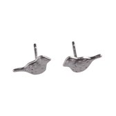Lauren Sterk Amsterdam oorbellen vogeltjes - 925 zilver gerhodineerd - E-coating