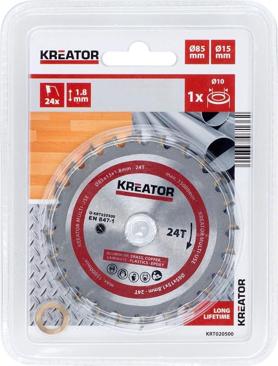 Kreator KRT020500 Zaagblad - 85mm24t bol.com