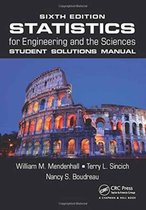 Statistics for Engineering and the Sciences Student Solutions Manual