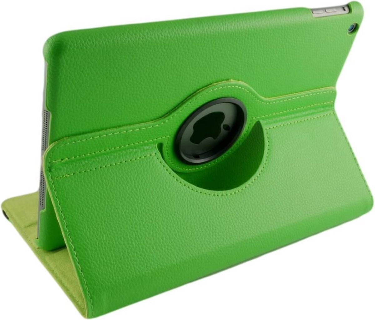geschikt voor iPad Hoes 360° Draaibaar Leer Groen. Voor de geschikt voor iPad Air 2.