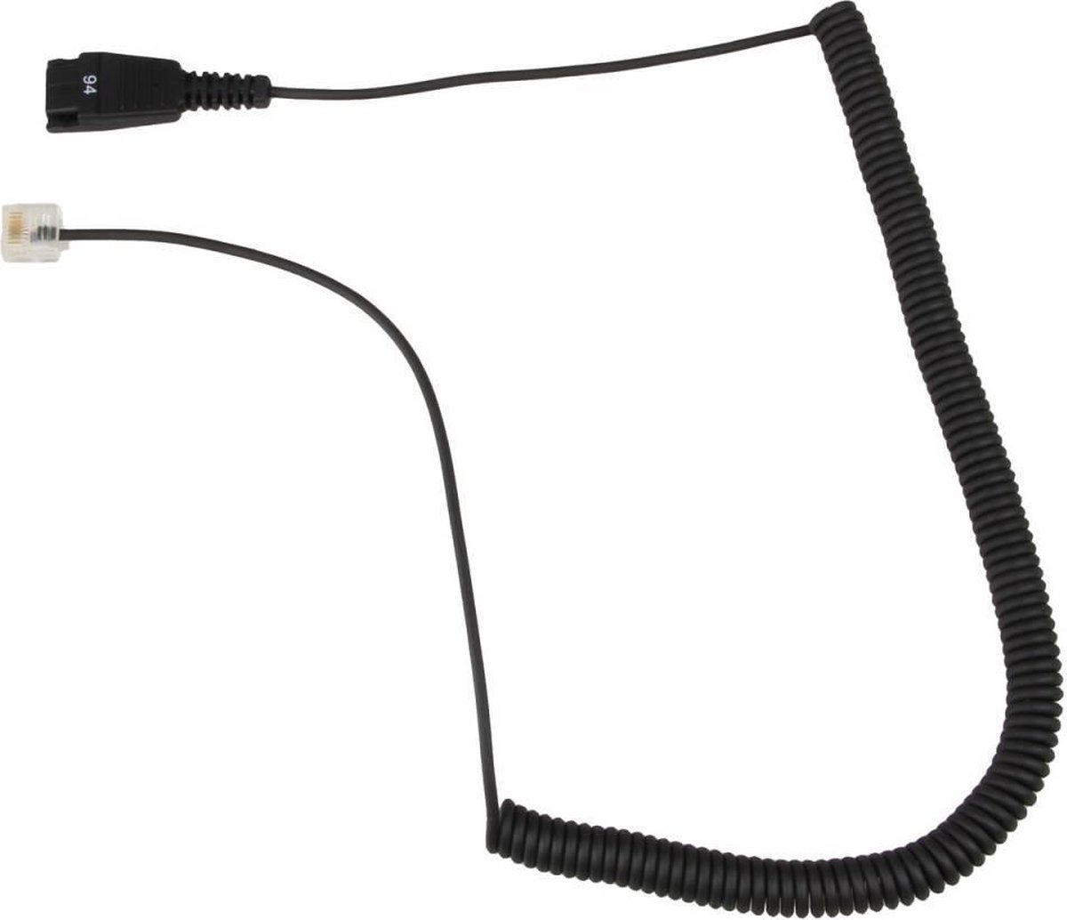 Jabra RJ45/Siemens Open Stage 1 m Zwart