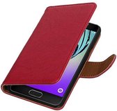 Mobieletelefoonhoesje.nl - Samsung Galaxy A3 Hoesje Washed Leer Bookstyle Roze