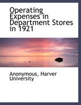 Operating Expenses in Department Stores in 1921