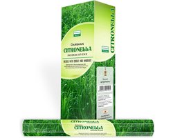 Darshan - citronella wierook - muggen wierook - hexa - doos 6 stuks