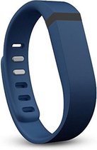 TPU armband voor Fitbit Flex - Kleur - Blauw, Maat - S (Small)