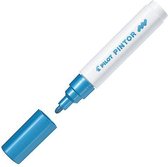 Pilot Pintor Metallic Blauwe Verfstift - Medium marker met 1,4mm schrijfbreedte - Inkt op waterbasis - Dekt op elk oppervlak, zelfs de donkerste - Teken, kleur, versier, markeer, schrijf, kalligrafeer…