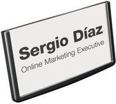 DURABLE 40x75mm Badge met Magneet  8504 Pak à 25 Stuks