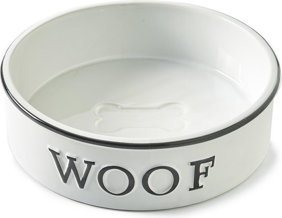 Rivièra Maison Woof Doggie Bowl - - Hond - Ø - Aardewerk - L | bol.com