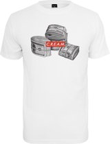 Mister tee c.r.e.a.m bundle t-shirt in kleur wit in maat M