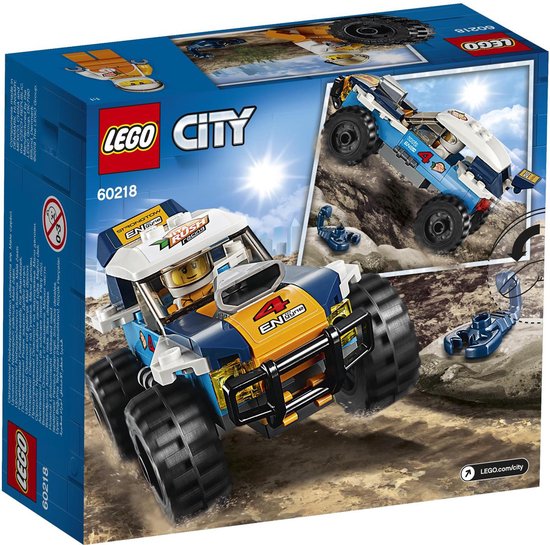 LEGO City Woestijn Rallywagen - 60218 | bol.com