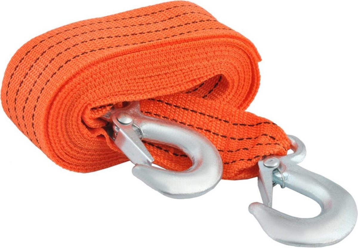 bol.com | Heavy Duty Sleepkabel - Auto Sleeptouw 3 Ton - 3000 kg - 4 Meter