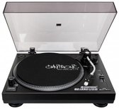 Platine vinyle (DJ) Omnitronic BD-1390 avec entraînement par courroie Zwart