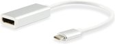 Equip 133458 tussenstuk voor kabels USB Type C DisplayPort Wit