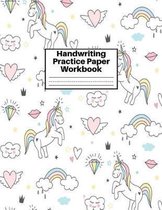 Handwriting Practice Paper Workbook