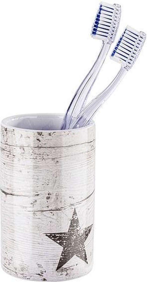 Beker Wenko Ster Keramiek Taupe 7x11cm