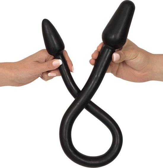 Rebel - Plug anal  double extrmit pour une varit intensive - 78 cm -  Noir | bol