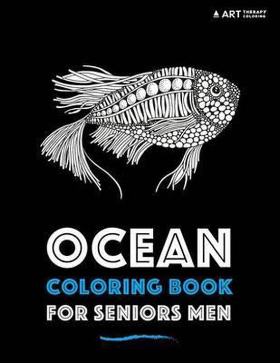 Coloring Book for Seniors- Ocean Coloring Book For Seniors M ... - cover